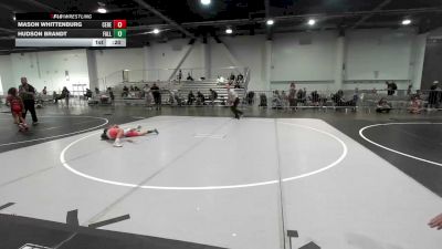 66 lbs Consolation - Mason Whittenburg, Ceres Pups WC vs Hudson Brandt, Fallon Outlaws WC