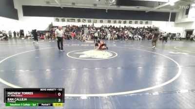 132 lbs Cons. Round 1 - Mathew Torres, St. John Bosco vs Ean Calleja, Cypress