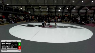 113-120 lbs Quarters - Wyatt Reagan, Cherry Creek Wrestling Club vs Quintan Parsons, Punisher Wrestling Company