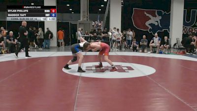 51 kg Cons. Sub-rd Of 16 - Dylan Phillips, Massa's Maniacs vs Maddox Taft, Inland Northwest Wrestling Training Center