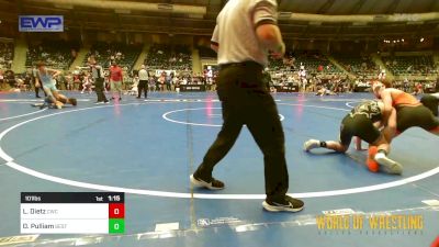 101 lbs Round Of 16 - Landon Dietz, Cowboy Wrestling Club vs Oliver Pulliam, Best Trained