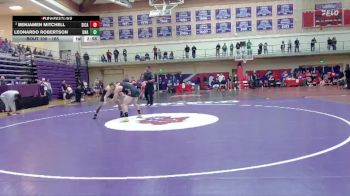 165 lbs Quarterfinal - Leonardo Robertson, Unattached vs Benjamen Mitchell, Simpson (Calif.)