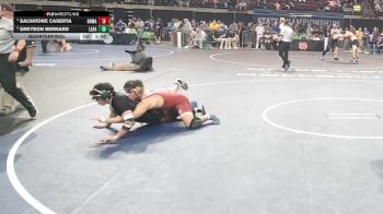 D 1 175 lbs Quarterfinal - Greyson Bernard, Lafayette vs Salvatore Caserta, Brother Martin