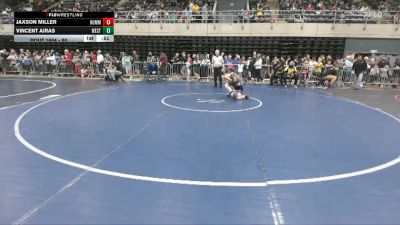 80 lbs Consi Of 8 #2 - Jaxson Miller, Hummelstown vs Vincent Airas, West Hartford