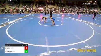67 lbs 1/4 Finals - Keilan Yang, Crass Trained vs Cade Ruckle, Gold Rush Wrestling Academy