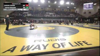 113 lbs Round Of 32 - Carson Caster, North Raleigh Christian Academy vs Royce Wetzler, Benedictine College Prep