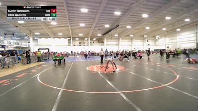 86 lbs Quarterfinal - Elijah Quesada, Fisheye WC vs Cael Gagnon, Massabesic