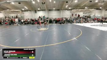 132 lbs Champ. Round 3 - Jovani Galvan, Smoky Hill vs Kyle Zeigler, Cedar Cliff