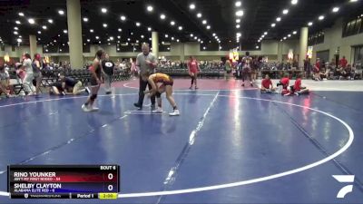 120 lbs Round 3 (4 Team) - Shelby Clayton, Alabama Elite Red vs Rino Younker, Ain`t My First Rodeo