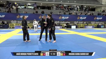 Johanna Karina Barros Safi vs Anaïs Monique Pierrette Casta 2026 European Jiu-Jitsu IBJJF Championship