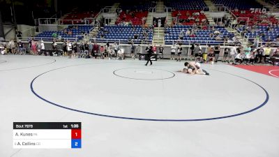 132 lbs Cons 16 #2 - Aiden Kunes, PA vs Austin Collins, CO