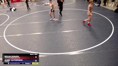 102 lbs Quarterfinal - Nolan Ourada, Mustang Wrestling Club vs Bobby Gutormson, Pursuit