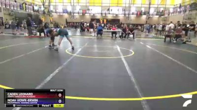 145 lbs Semifinal - Caden Leonard, Sebolt Wrestling Academy vs Noah Howk-Erwin, McDominate Training Center