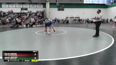 190 lbs Cons. Round 3 - Gavin Groves, Spartan Wrestling vs Dilan Grimes, Lone Jack Wrestling