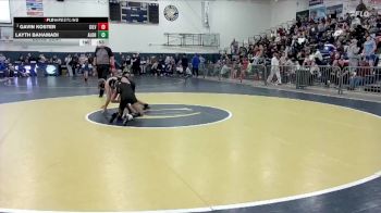 113 lbs Cons. Semi - Gavin Koster, Silverton vs Layth Bahamadi, Aloha