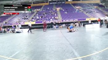 141 lbs Round 3 (6 Team) - Santino Sanchez, CSU Bakersfield vs Richie Woods, Bloomsburg