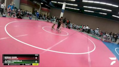 45-49 lbs Round 3 - Aliyah Chinchilla, Rise Wrestling vs Norah Gann, Team Gann Wrestling