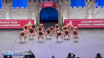 Pittsburg State University [2026 Open - Jazz Prelims] 2026 UCA & UDA College Cheerleading and Dance Team National Championship