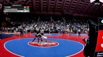 4A-126 lbs Quarterfinal - AJ West, Benedictine Military School vs Nolan Christian, Eastside Hs