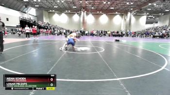 150 lbs Cons. Round 7 - Logan Milsaps, Conroe Woodlands College Park vs Aidan Schoen, Lafayette (Wildwood)