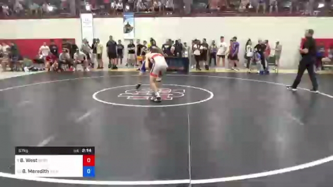 57 kg Round Of 16 - Blake West, Northern Illinois RTC vs Brandon ...