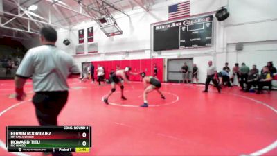 149 lbs Cons. Round 3 - Efrain Rodriguez, Mt. San Antonio vs Howard Tieu, Rio Hondo