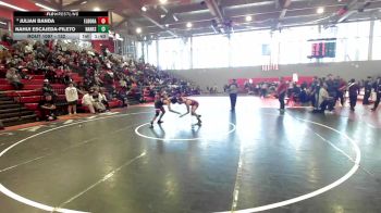 132 lbs Quarterfinal - Nahui Escajeda-Fileto, El Paso Hanks vs Julian Banda, El Paso El Dorado