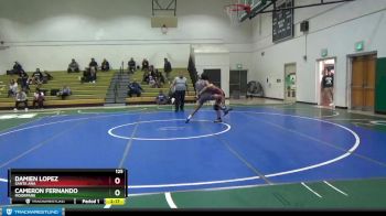 125 lbs Semifinal - Damien Lopez, Santa Ana vs Cameron Fernando, Moorpark