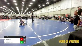 61 lbs 3rd Place - Kason Wolfe, Untouchables 9u Black vs Joseph Kidwell, Team Tulsa NDT