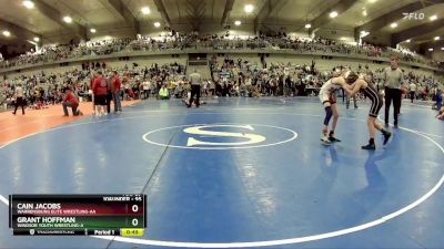 95 lbs Cons. Round 4 - Cain Jacobs, Warrensburg Elite Wrestling-AA vs Grant Hoffman, Windsor Youth Wrestling-A