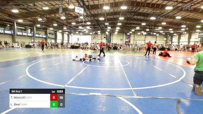 65 lbs Rr Rnd 1 - Troy Wescott, Upstate Uprising Red vs Lachlan Beal, Pursuit Wrestling Academy - Green