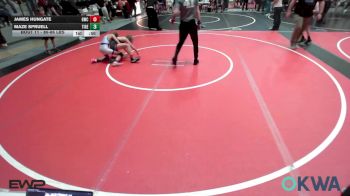 80-86 lbs Rr Rnd 2 - James Hungate, Gravette Wrestling Club vs Maze Spruell, Tiger Trained Wrestling