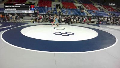 157 lbs Cons. Rd Of 32 - Emerson Tjaden, KS vs James Chicco, NY