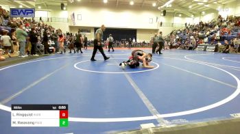 85 lbs Consi Of 8 #2 - Lukus Ringquist, HURRICANE WRESTLING ACADEMY vs Maddox Rasavong, Pocola Youth Wrestling