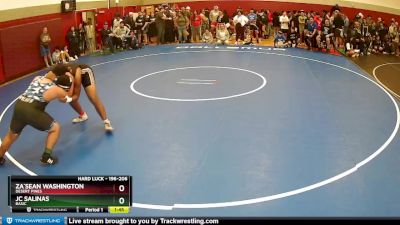 196-206 lbs Semifinal - Jc Salinas, Basic vs Za`Sean Washington, Desert Pines