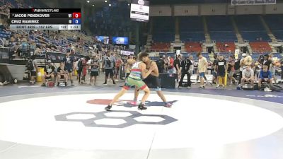 157 lbs Cons. Rd Of 32 - Jacob Penzkover, Wisconsin vs Cruz Ramirez, Idaho
