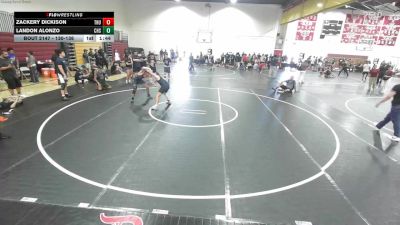 130-136 lbs Semifinal - Zackery Dickison, Thunder vs Landon Alonzo, Canyon High School