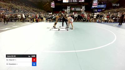 175 lbs Cons 32 #2 - Brian Heard, PA vs Bo Koedam, IA