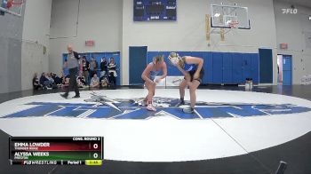 145 lbs Cons. Round 2 - Emma Lowder, Thunder Ridge vs Alyssa Weeks, Preston