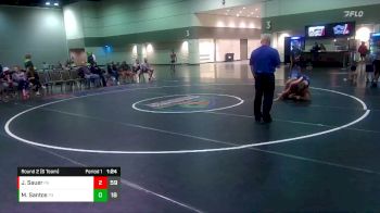 126 lbs Round 2 (6 Team) - Maddox Santos, Los Osos vs John Sauer, New England Gold