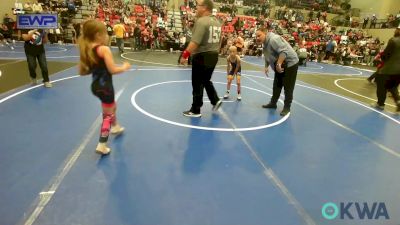 52 lbs Round Of 16 - Drew Price, Team Tulsa Wrestling Club vs Jolene Chuculate, Tulsa Blue T Panthers