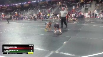 85 lbs Round 2 - Cecilia Michael, Team Ohio vs Losa Nau Rarick, Team Utah