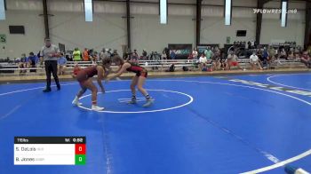 115 lbs Consolation - Sydney DeLois, Indiana IGNITES vs Brooklyn Jones, Team Aggression