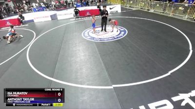 53 lbs Cons. Round 5 - Isa Muratov, California vs Anthony Taylor, Tracy Wrestling Club