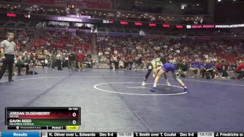 1A-132 lbs Quarterfinal - Gavin Reed, Columbus Catholic vs Jordan Dusenberry, Wilton