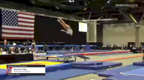 Mariah Craig - Double Mini Trampoline, Rebounders Gymnastic - 2021 USA Gymnastics Championships