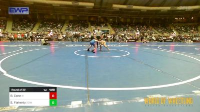 61 lbs Round Of 32 - Brysen Conn, Illinois Valley Youth Wrestling vs Shane Flaherty, Tornado Wrestling