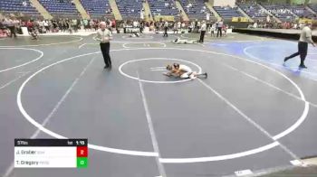 57 lbs Rr Rnd 4 - Jacob Graber, Summit Wr Ac vs Tenner Gregory, Prodigy Wrestling