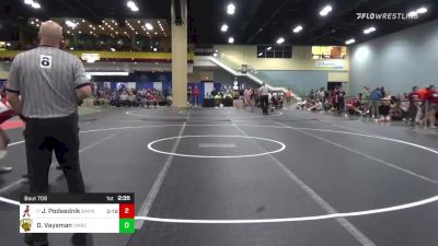 174 lbs Consi Of 16 #2 - John Podsednik, Alabama vs Daniel Vaysman, UMBC