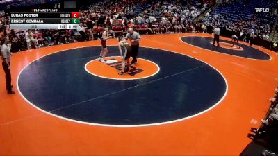 113 lbs Finals (8 Team) - Lukas Foster, Joliet (Catholic Academy) vs Ernest Cembala, Arlington Heights (Hersey)